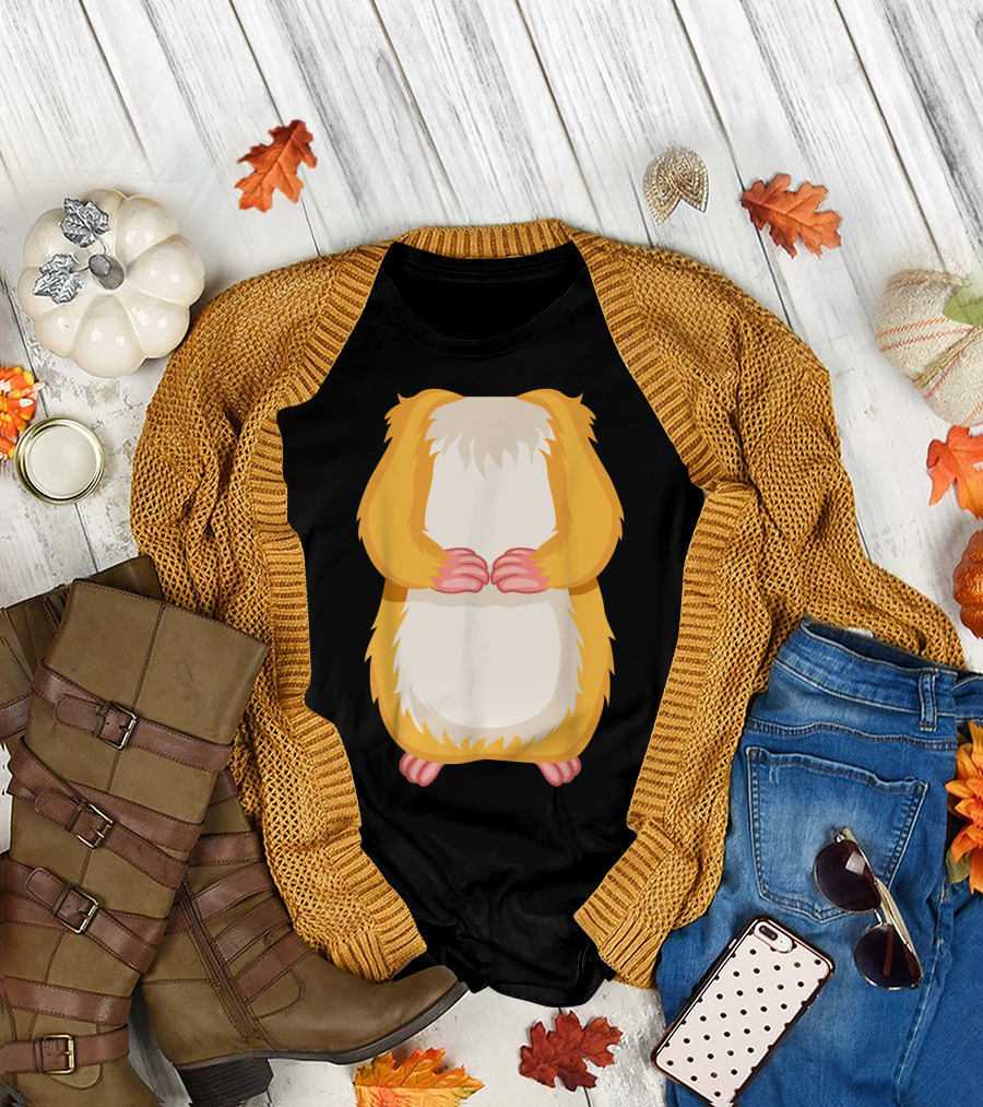 Hamster Costume Halloween Animal Cosplay Body Suit T-Shirt
