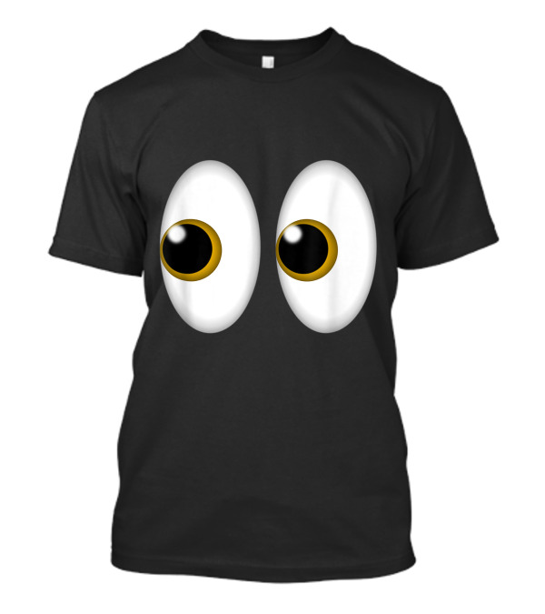 Halloween Side Eye Emoji Eyes Costume Look T-Shirt