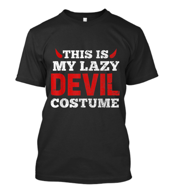 This Is My Lazy Devil Costume T-Shirt