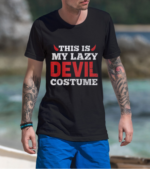 This Is My Lazy Devil Costume T-Shirt