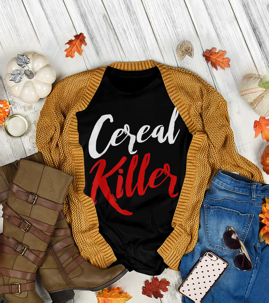 Cereal Killer Funny Easy Halloween T-Shirt