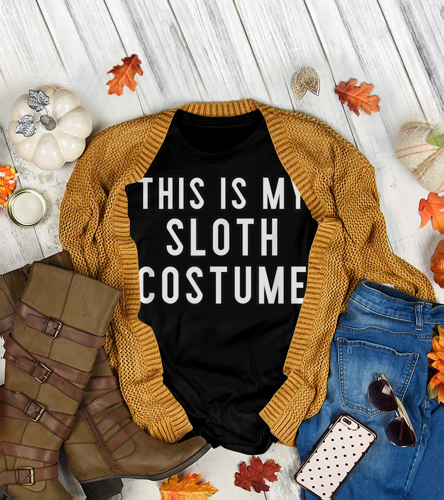 Couples Halloween Costumes This Is My Sloth Costume T-Shirt
