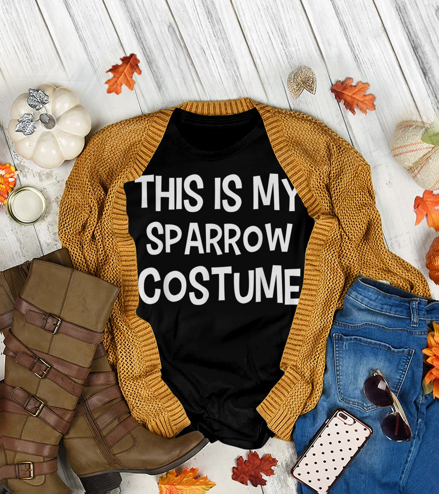 This Is My Sparrow Costume Halloween Simple T-Shirt