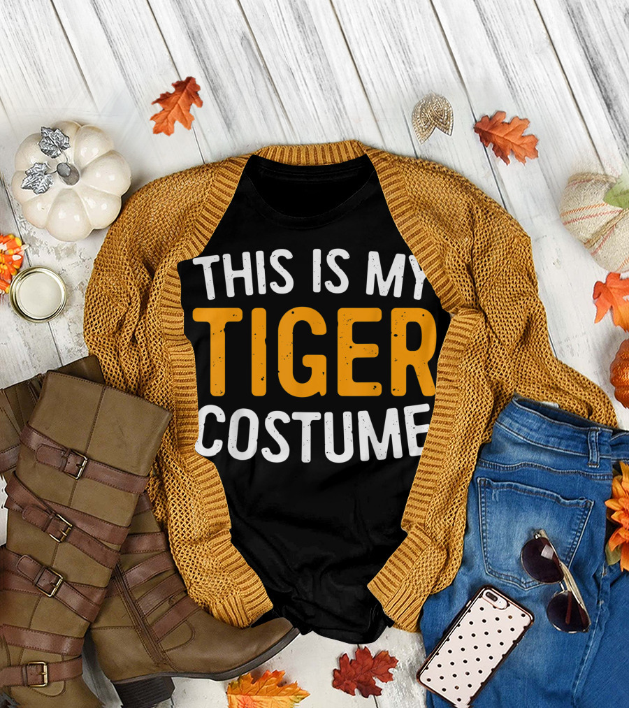 This Is My Tiger Costume T-Shirt