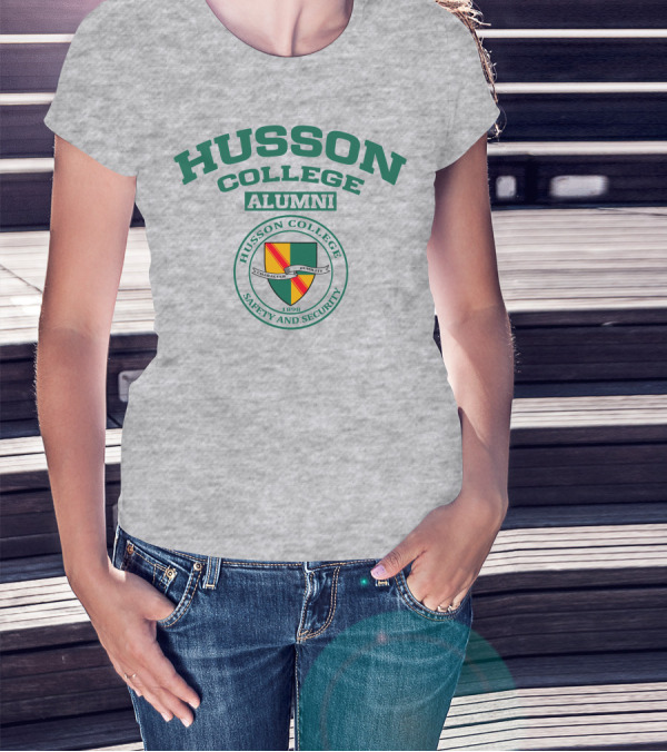 Husson College Alumni Safety And Security 1898 Character Humility T-Shirt
