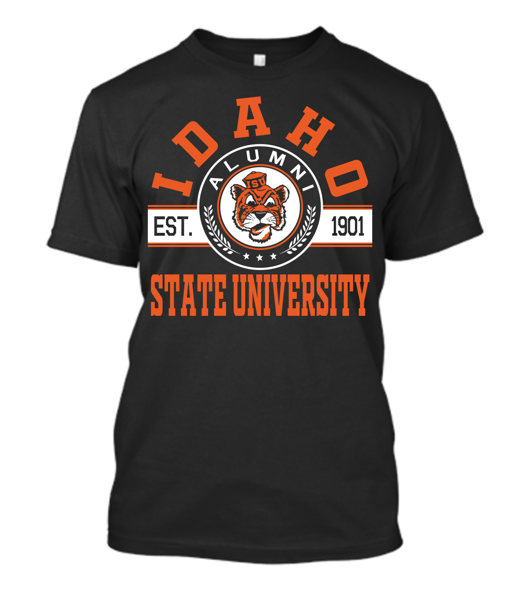 Idaho State University Alumni EST 1901 Tiger Logo ISU T-Shirt