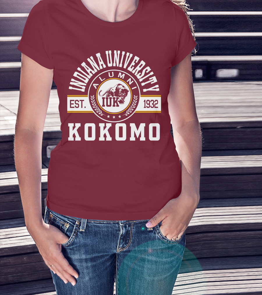 Indiana University Kokomo Alumni IUK Est. 1932 T-Shirt