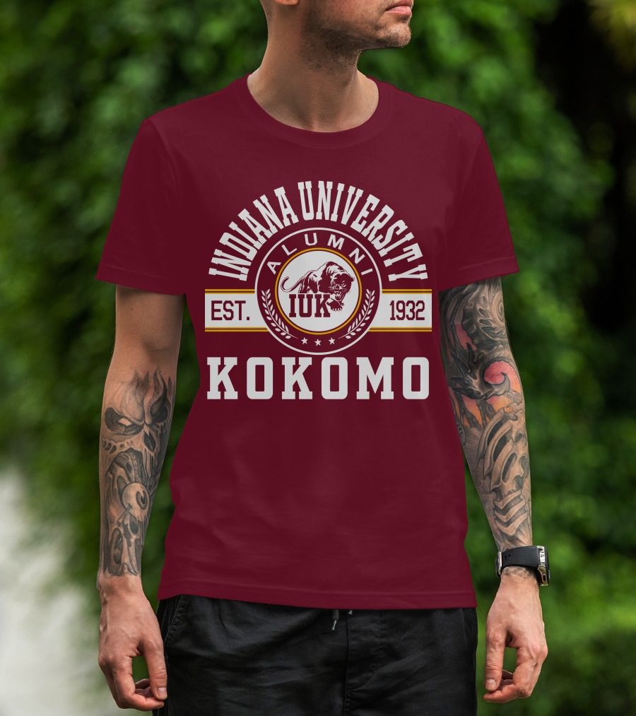 Indiana University Kokomo Alumni IUK Est. 1932 T-Shirt
