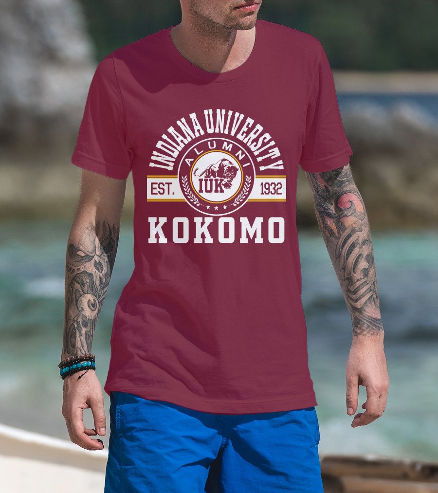 Indiana University Kokomo Alumni IUK Est. 1932 T-Shirt