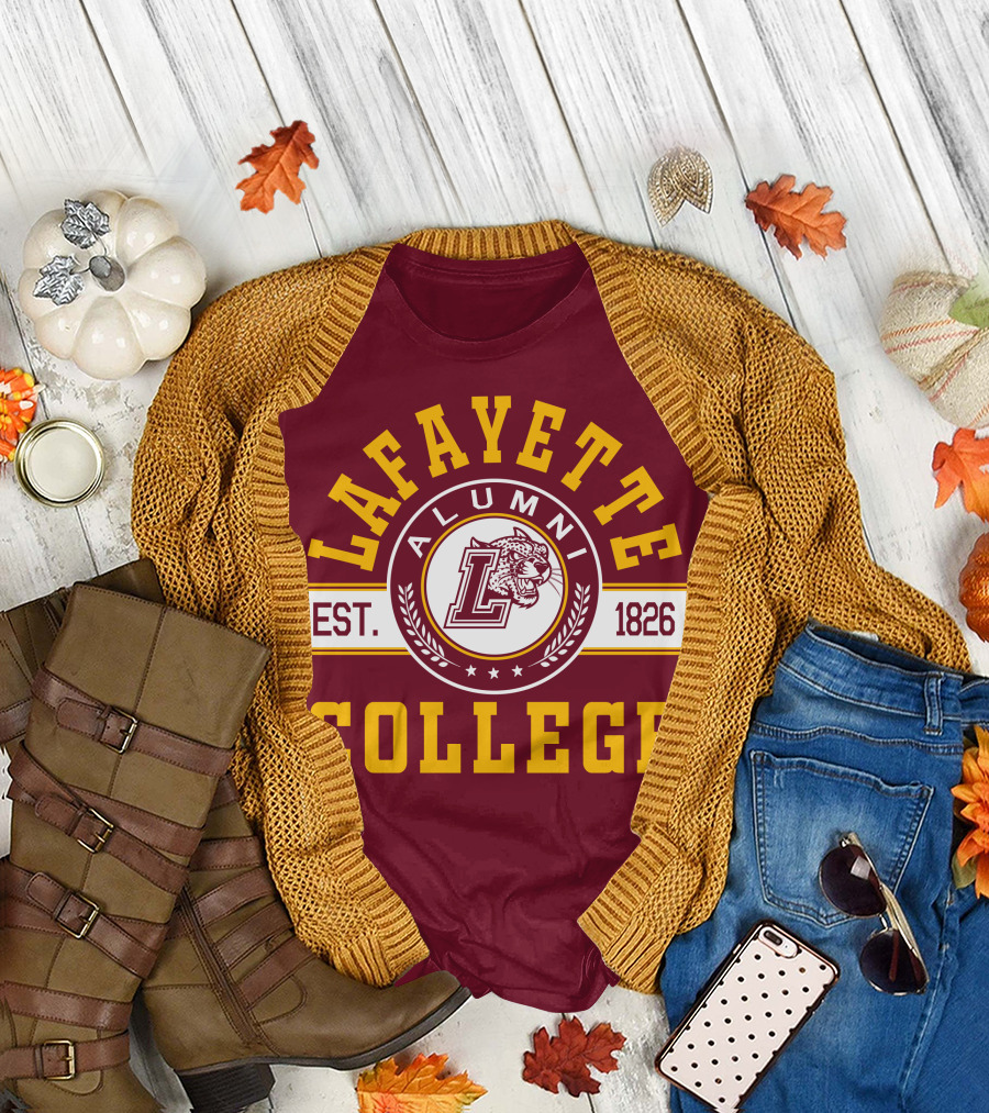 Lafayette College Alumni Est. 1826 Leopard T-Shirt