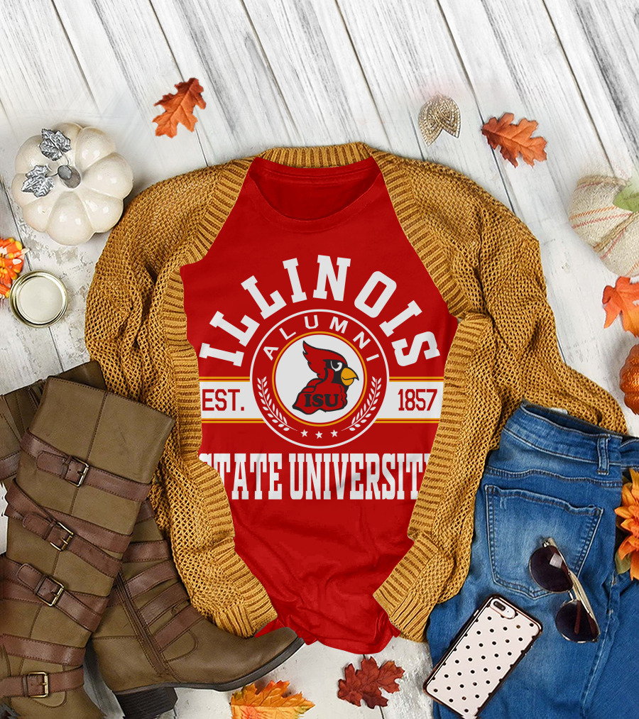 Illinois State University Alumni EST. 1857 ISU T-Shirt