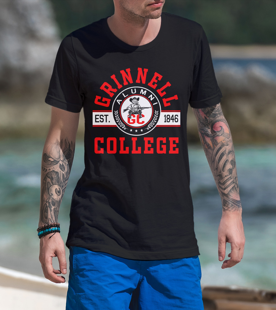 Grinnell College Alumni Est. 1846 GC T-Shirt