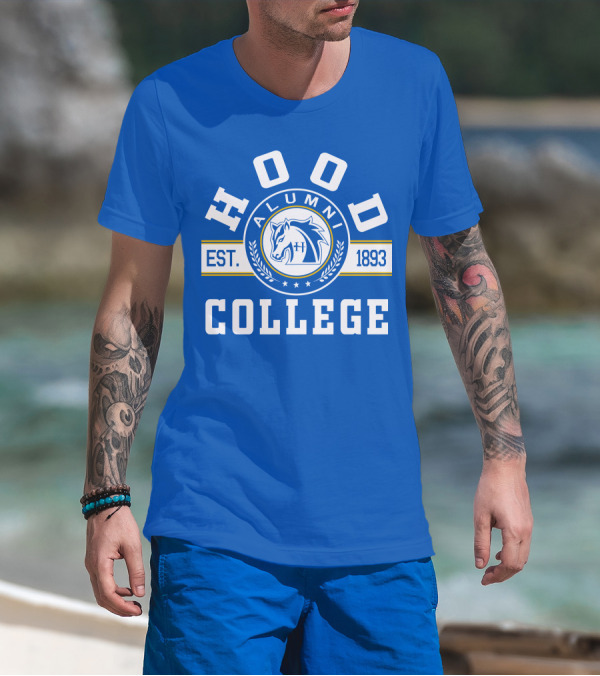 Hood College Alumni Est. 1893 Mustang Crest T-Shirt