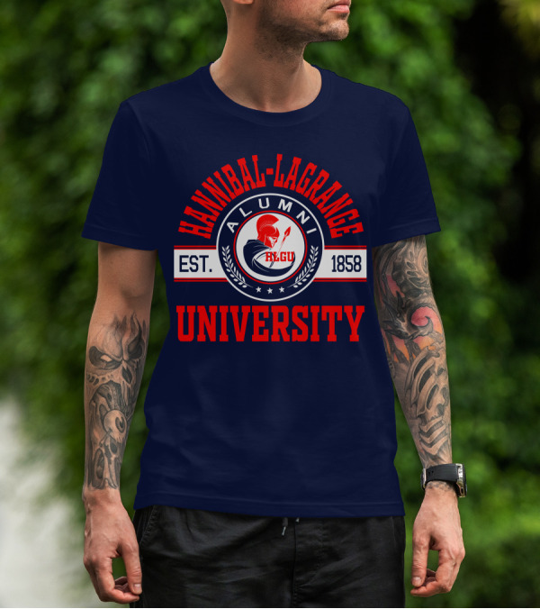 Hannibal LaGrange University Alumni HLGU Est. 1858 Spartan T-Shirt