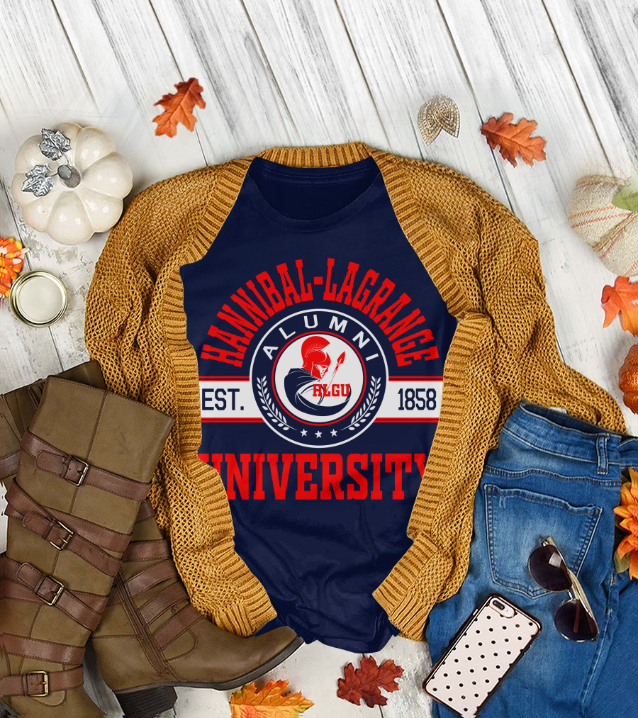 Hannibal LaGrange University Alumni HLGU Est. 1858 Spartan T-Shirt