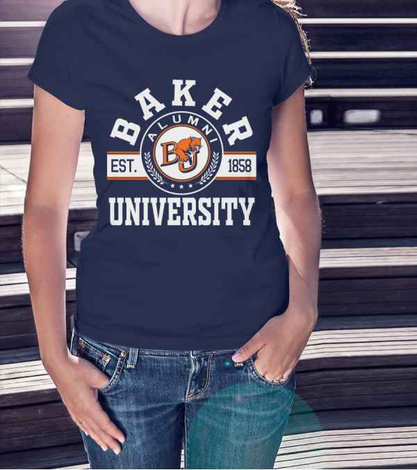 Baker University Alumni BJ Est. 1858 T-Shirt