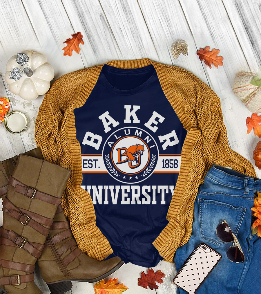 Baker University Alumni BJ Est. 1858 T-Shirt