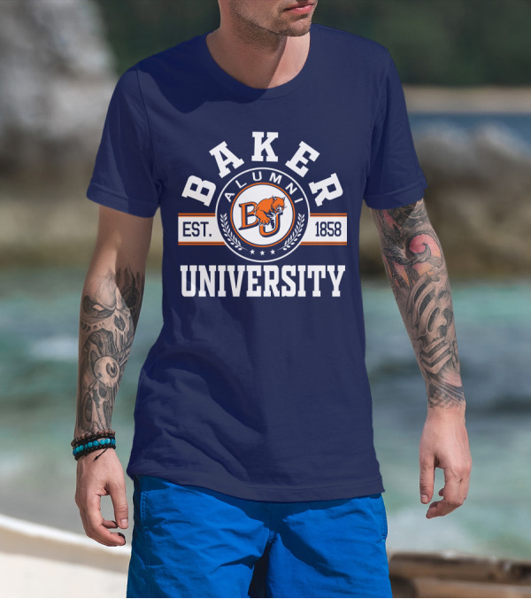 Baker University Alumni BJ Est. 1858 T-Shirt