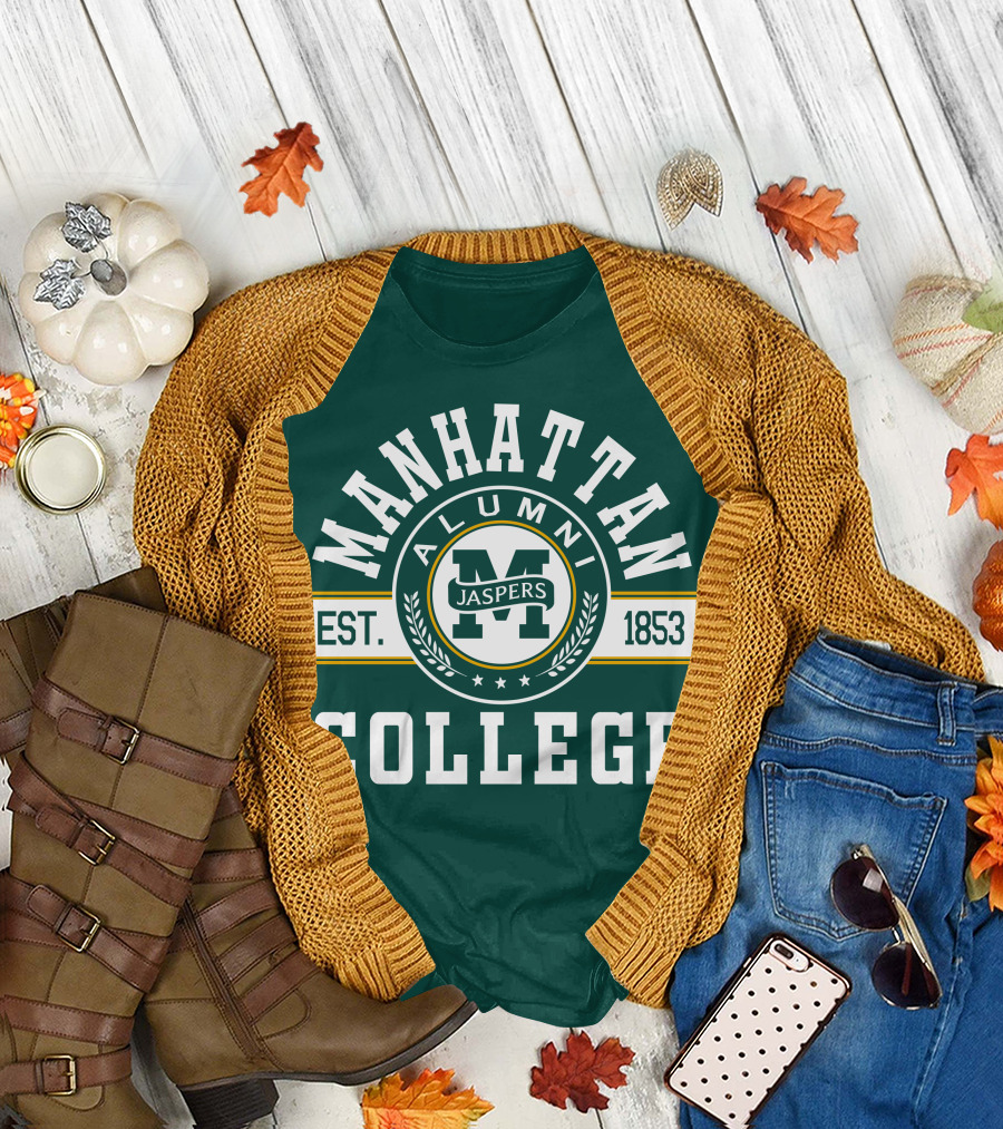 Manhattan College Alumni Jaspers Est. 1853 T-Shirt