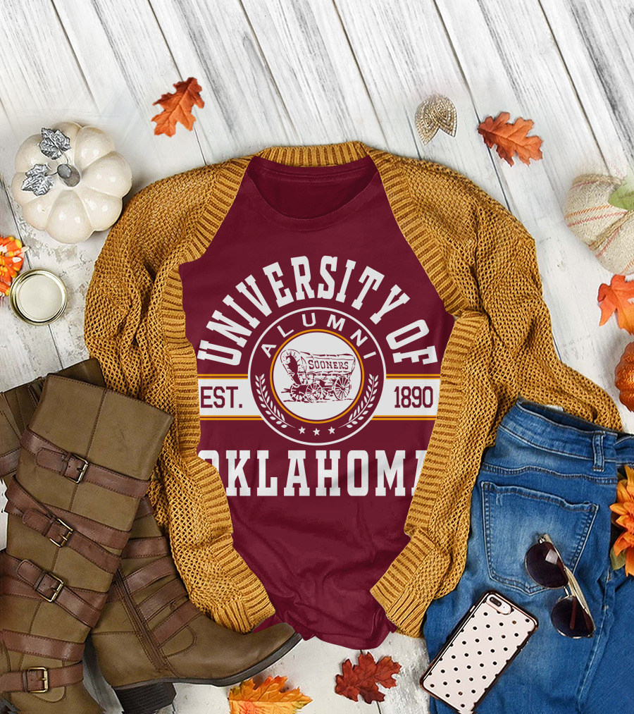 University of Oklahoma Alumni Sooners Est. 1890 T-Shirt