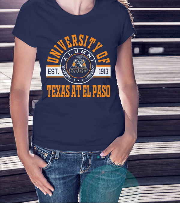 University Of Texas At El Paso UTEP Alumni Est. 1913 T-Shirt