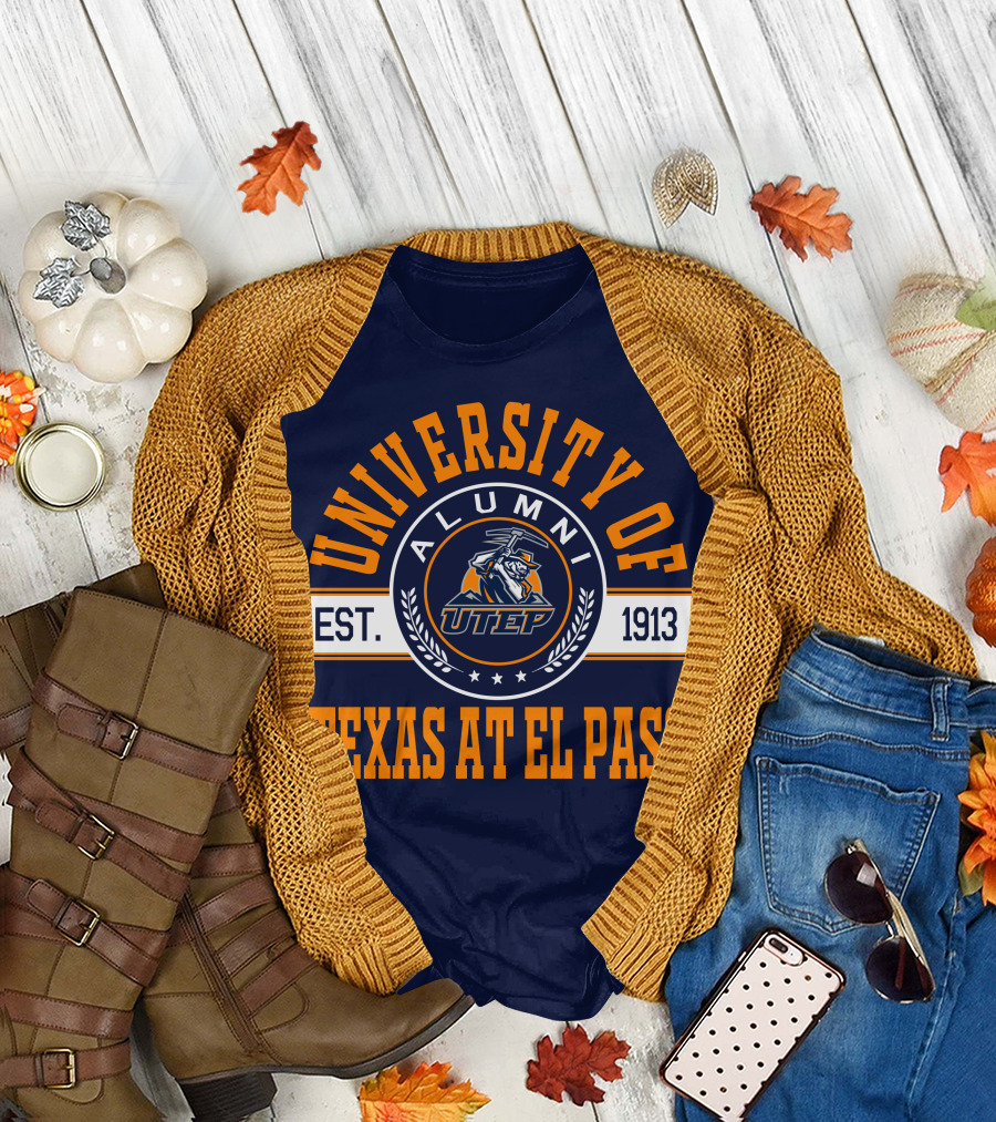 University of Texas at El Paso UTEP Alumni Est. 1913 T-Shirt