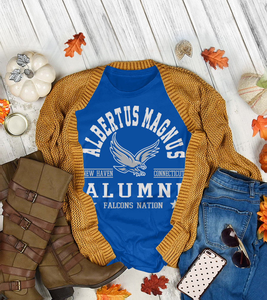 Albertus Magnus New Haven Connecticut Alumni Falcons Nation T-Shirt