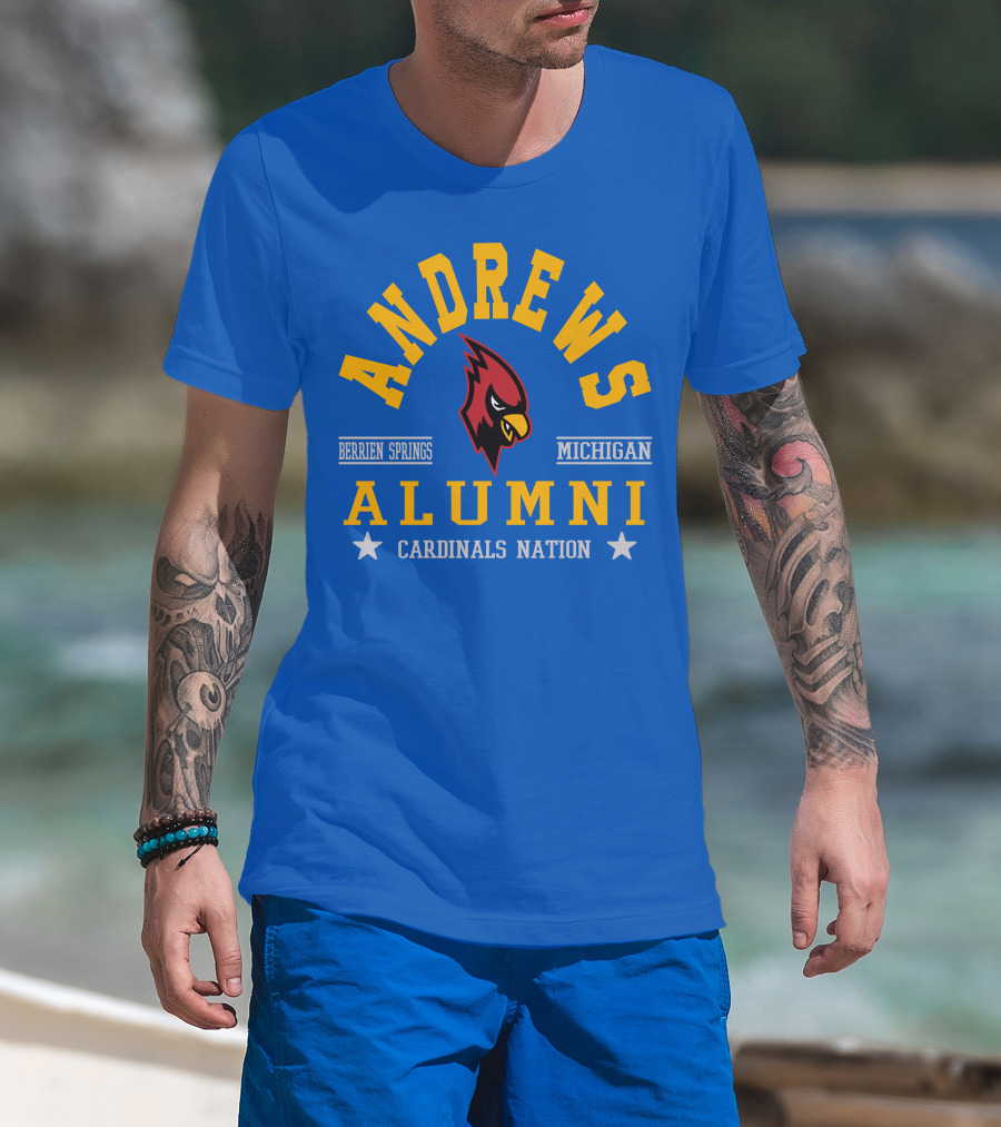 Andrews Alumni Cardinals Nation Berrien Springs Michigan T-Shirt