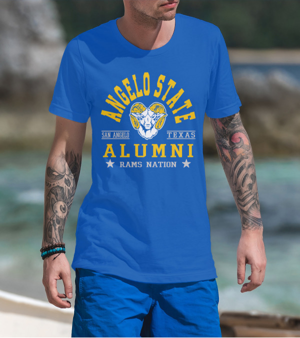 Angelo State Alumni San Angelo Texas Rams Nation T-Shirt