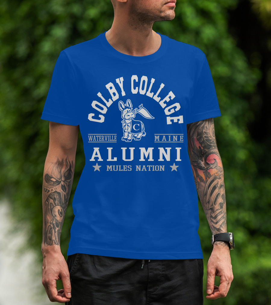 Colby College Waterville Maine Alumni Mules Nation T-Shirt