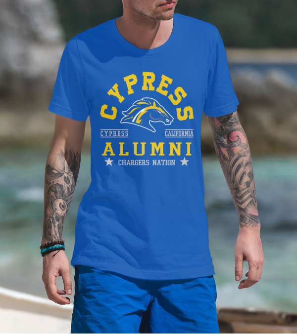 Cypress California Alumni Chargers Nation T-Shirt
