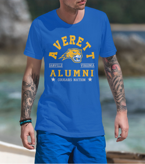 Averett Cougars Alumni Danville Virginia Nation T-Shirt