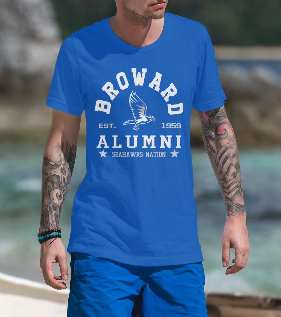 Broward Alumni Est. 1959 Seahawks Nation T-Shirt