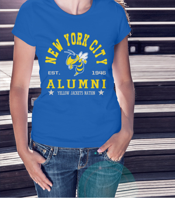 New York City Alumni Yellow Jackets Nation Est. 1946 T-Shirt