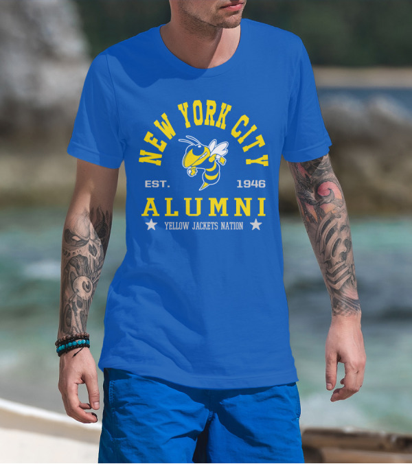 New York City Alumni Yellow Jackets Nation Est. 1946 T-Shirt