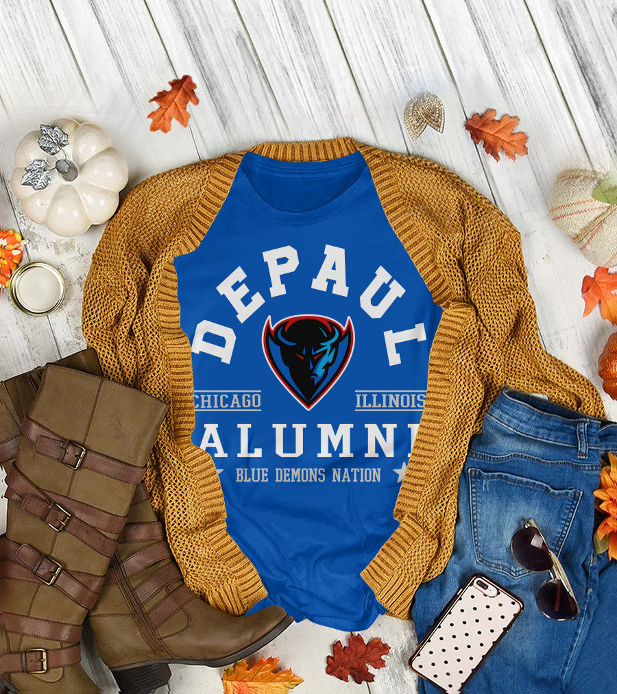 DePaul Alumni Chicago Illinois Blue Demons Nation T-Shirt