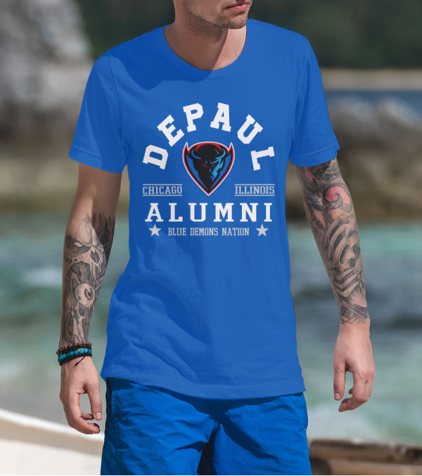 DePaul Alumni Chicago Illinois Blue Demons Nation T-Shirt