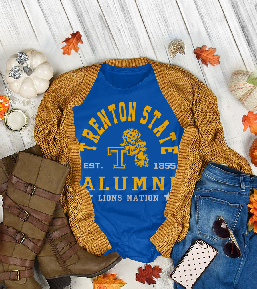 Trenton State College Alumni Lions Nation Est. 1855 T-Shirt