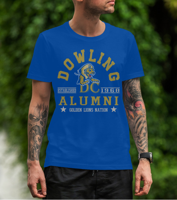 Dowling College Alumni Established 1968 Golden Lions Nation T-Shirt