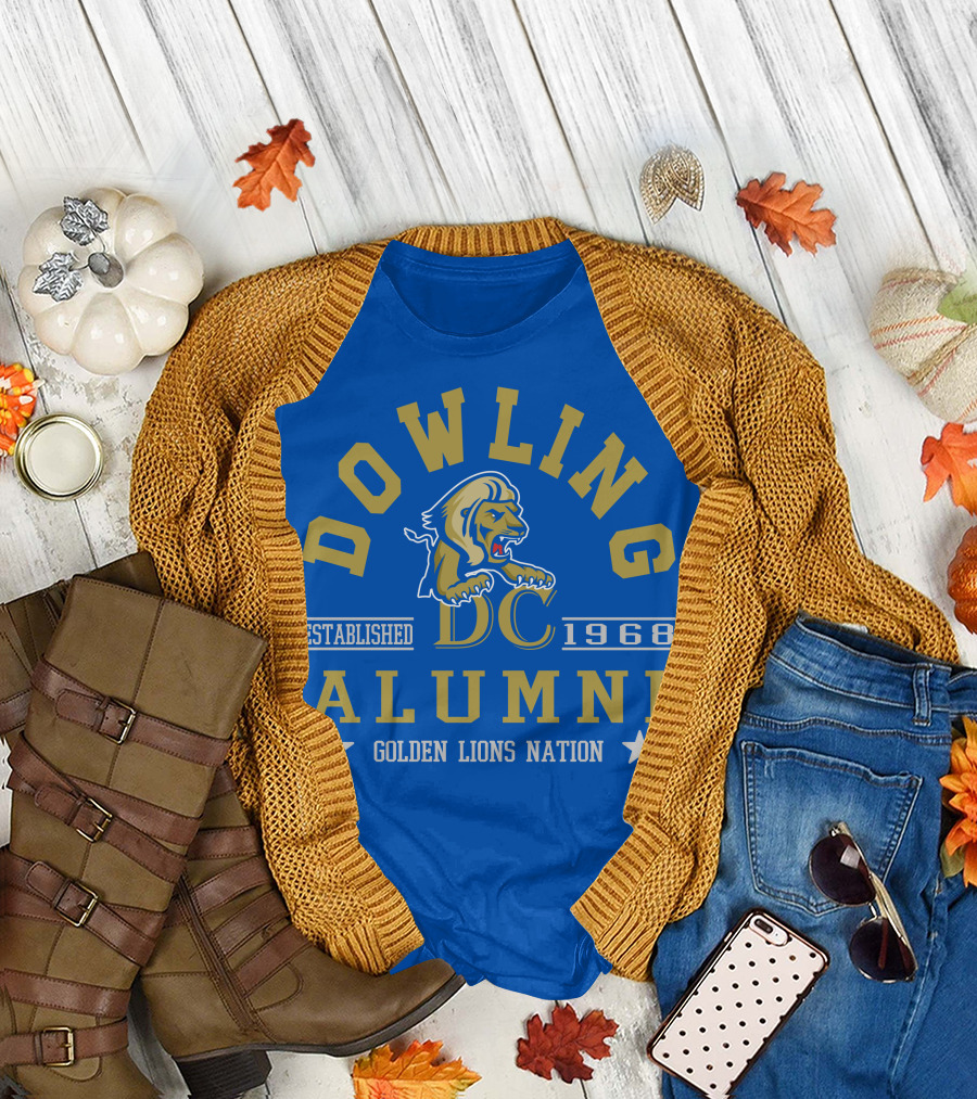 Dowling College Alumni Established 1968 Golden Lions Nation T-Shirt