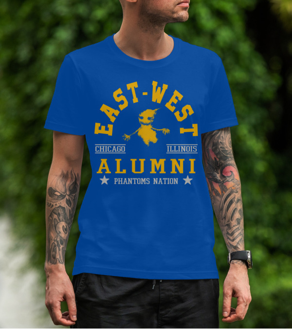 East West Chicago Illinois Alumni Phantoms Nation T-Shirt