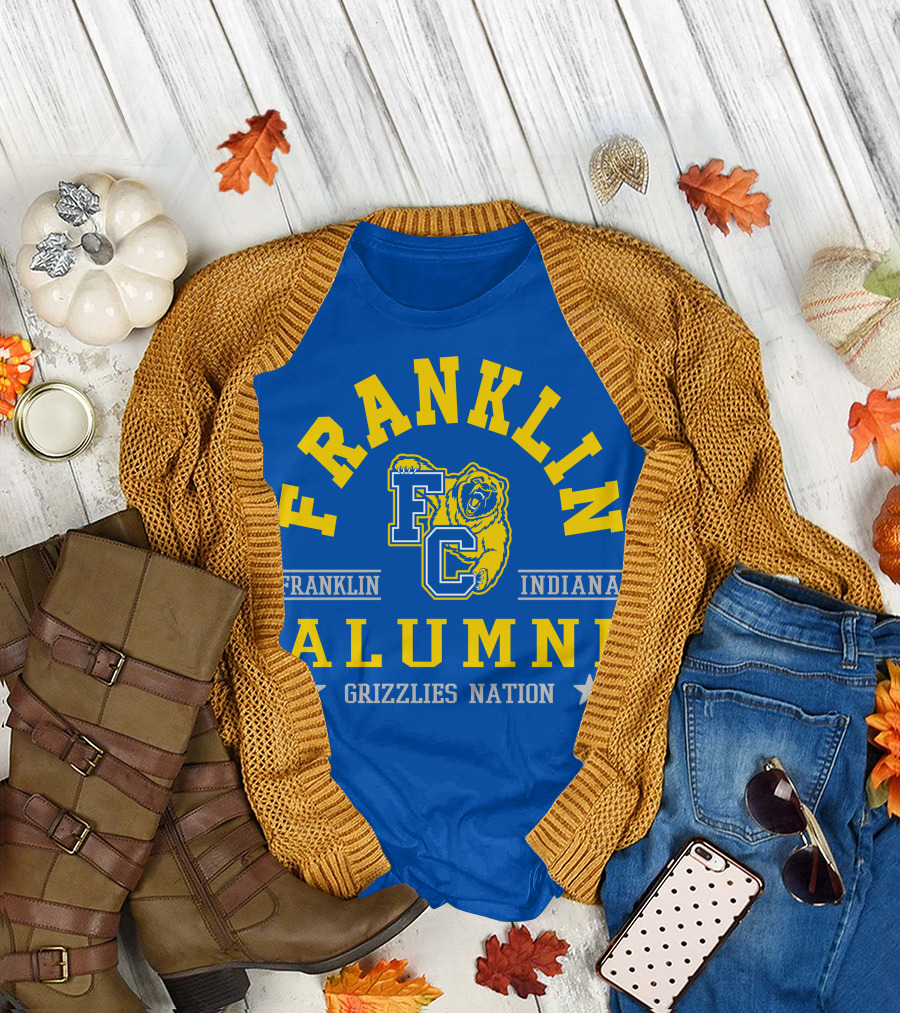 FRANKLIN COLLEGE ALUMNI FRANKLIN INDIANA GRIZZLIES NATION FC T-Shirt