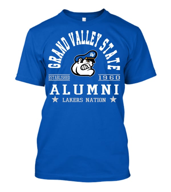 Grand Valley State Alumni Established 1960 Lakers Nation T-Shirt