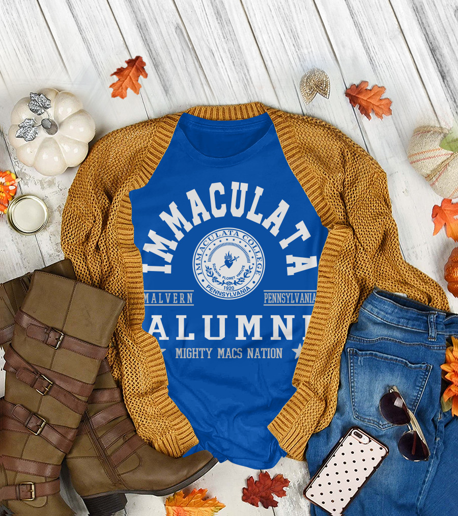 Immaculata College Alumni Mighty Macs Nation Malvern Pennsylvania T-Shirt