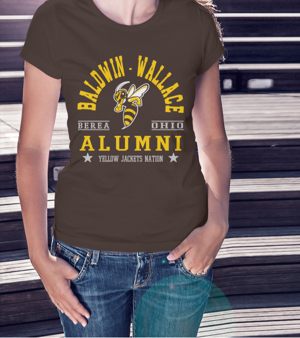 Baldwin Wallace Berea Ohio Alumni Yellow Jackets Nation T-Shirt