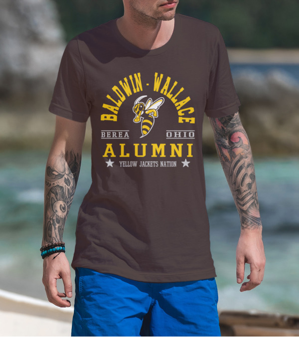 Baldwin Wallace Berea Ohio Alumni Yellow Jackets Nation T-Shirt