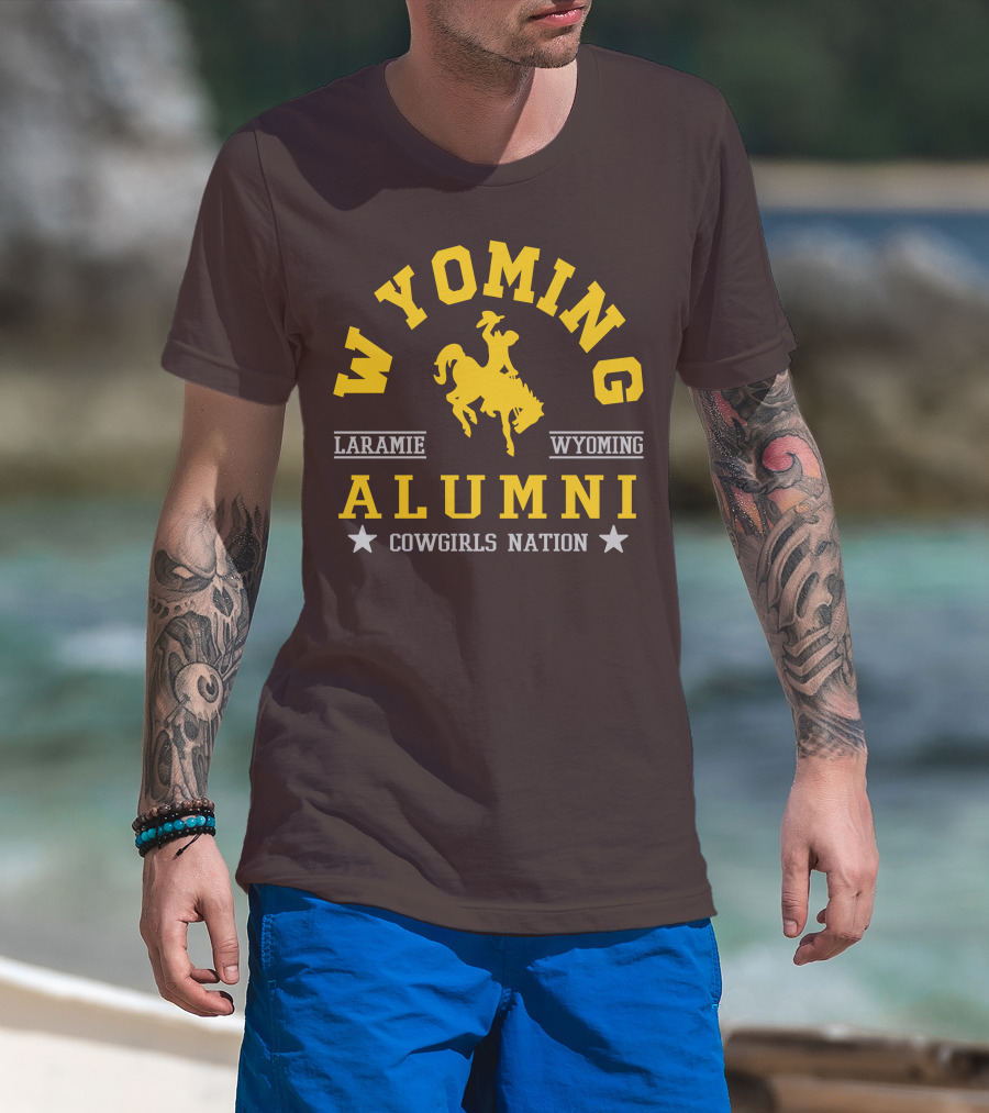 Wyoming Alumni Laramie Cowgirls Nation T-Shirt