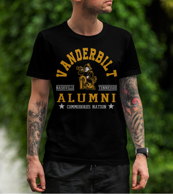 Vanderbilt Alumni Nashville Tennessee Commodores Nation T-Shirt