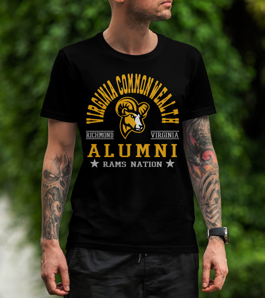 Virginia Commonwealth University Rams Alumni Richmond Virginia Rams Nation T-Shirt