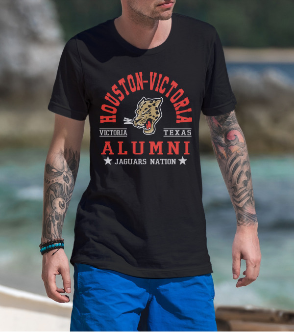 Houston-Victoria Texas Alumni Jaguars Nation T-Shirt